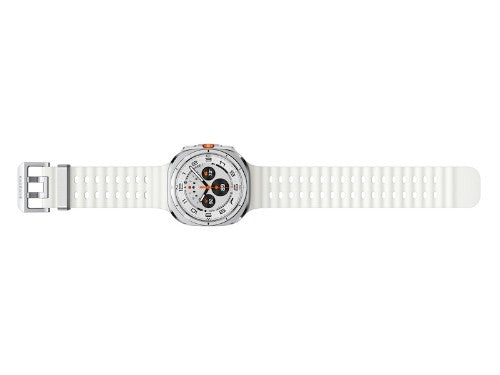 Samsung Galaxy Watch Ultra 1.5" AMOLED 47 mm Digital 480 x 480 pixels Touchscreen 4G Titanium, White Wi-Fi GPS (satellite)